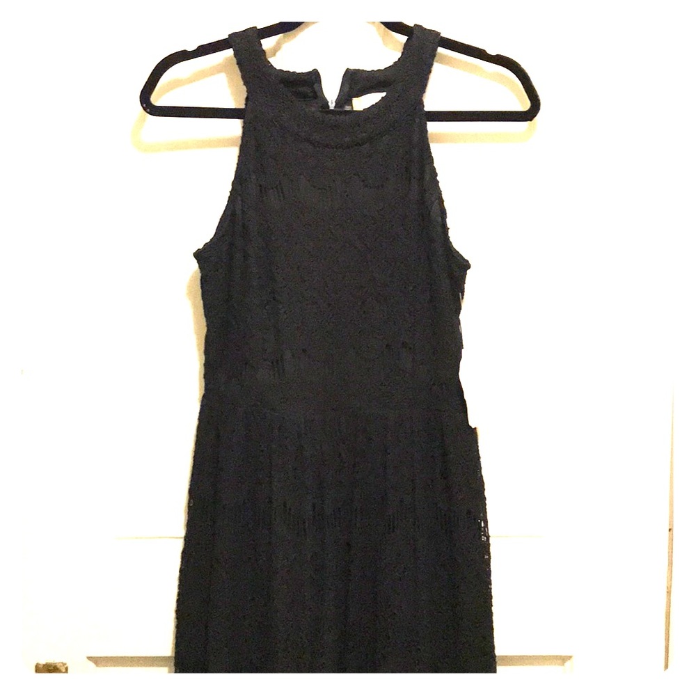 Altar’d State black crochet dress medium